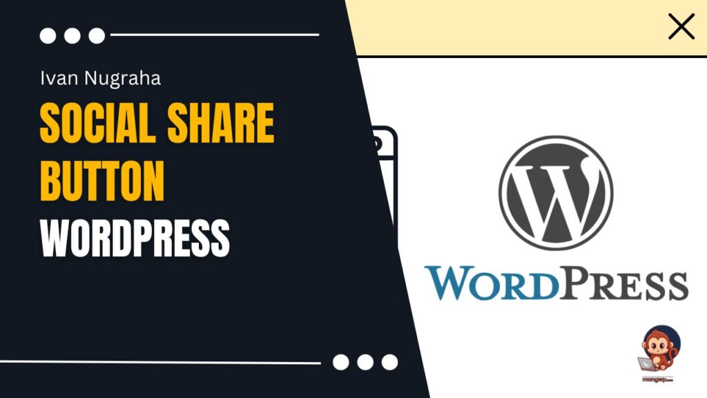 Easy social share buttons WordPress without plugin with Example Code